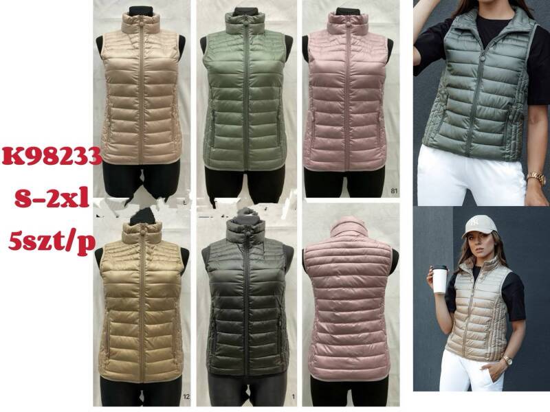 Kamizelka damskie Roz S-2XL, 1 Kolor Paczka 5 szt