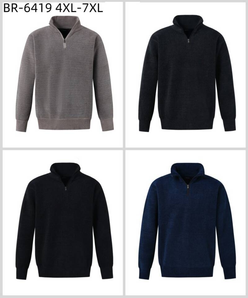 Swetry męska Roz 4XL-7XL, Mix Kolor Paszka 12 szt