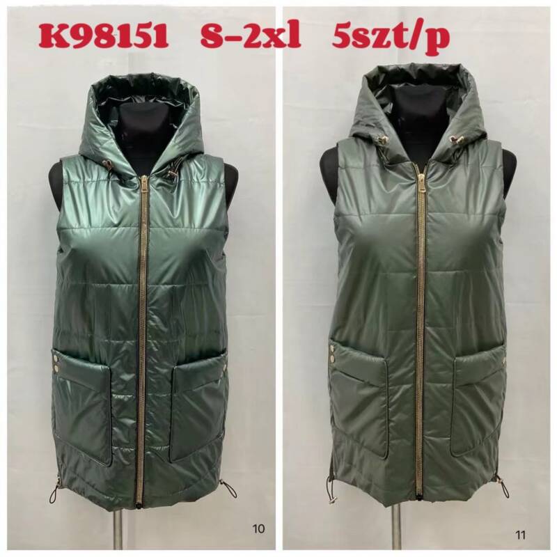 Kamizelka damskie Roz S-2XL, 1 Kolor Paczka 5 szt