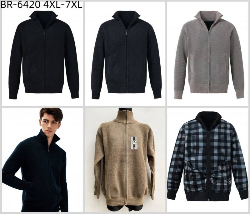  Bluza męska Roz 4XL-7XL, Mix Kolor Paszka 12 szt