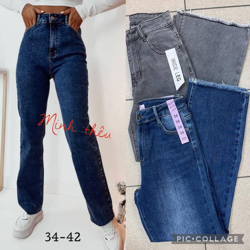Spodnie damskie jeansy Roz 34-42, 1 Kolor Paczka 10 szt