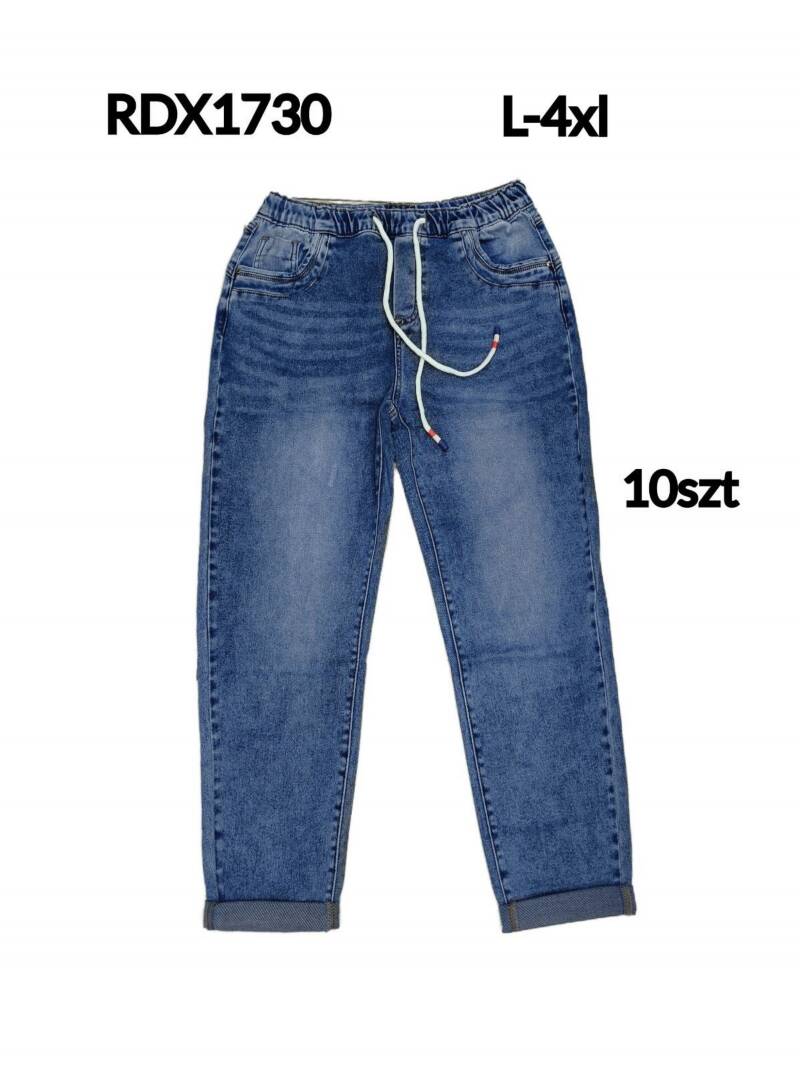 Spodnie damskie jeansy Roz L-4XL, 1 Kolor Paczka 10 szt