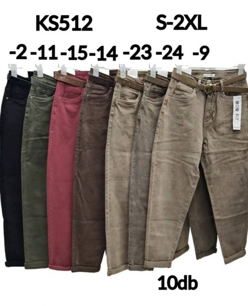 Spodnie damskie jeansy Roz S-2XL, 1 Kolor Paczka 10 szt