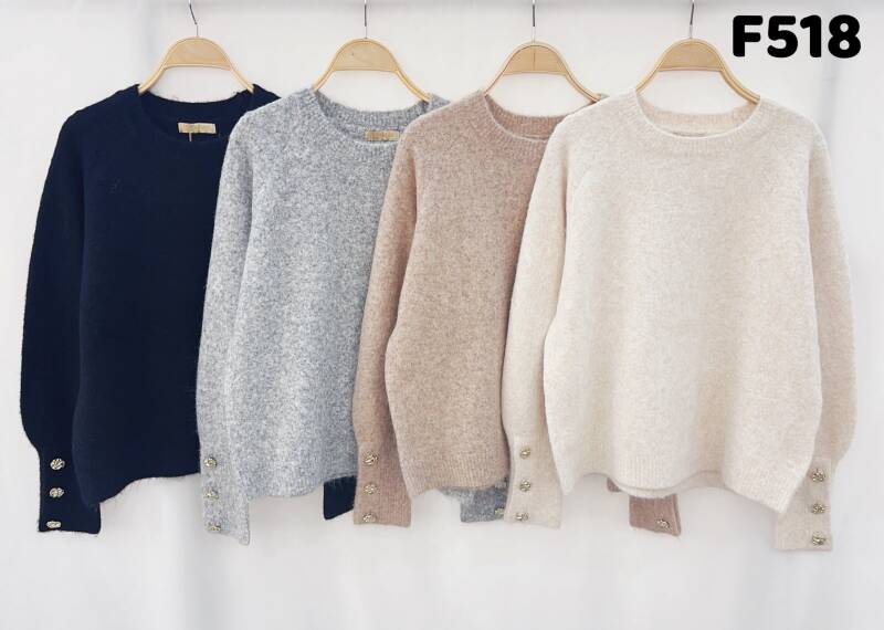 Swetry damska (Francja produkt) Roz Standard, Mix Kolor .Paczka 8 szt.