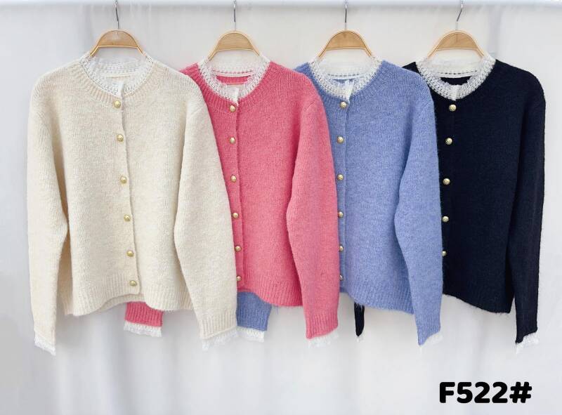 Narzutka damska  (Francja produkt) Roz Standard, Mix Kolor .Paczka 8 szt.