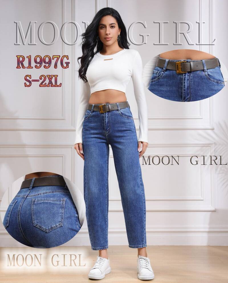 Spodnie damskie jeansy Roz S-2XL, 1 Kolor Paczka 10 szt
