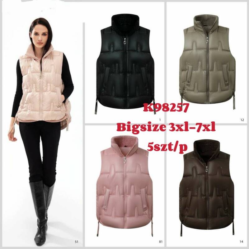 Kamizelka damskie Roz 3XL-7XL, 1 Kolor Paczka 5 szt