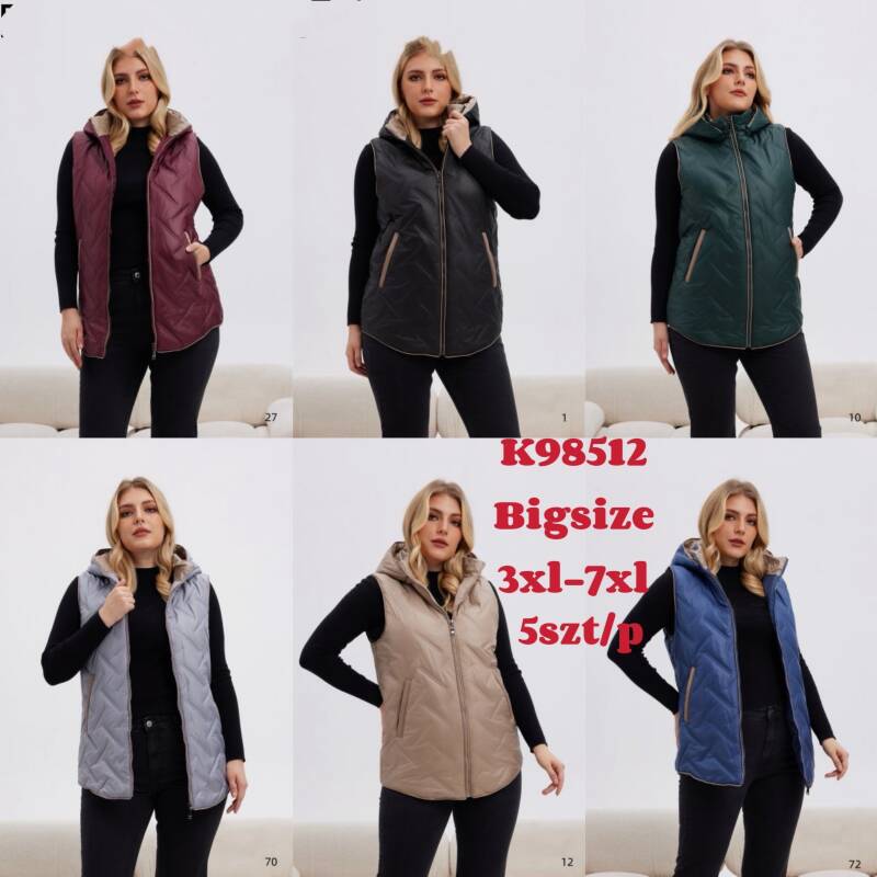 Kamizelka damskie Roz 3XL-7XL, 1 Kolor Paczka 5 szt