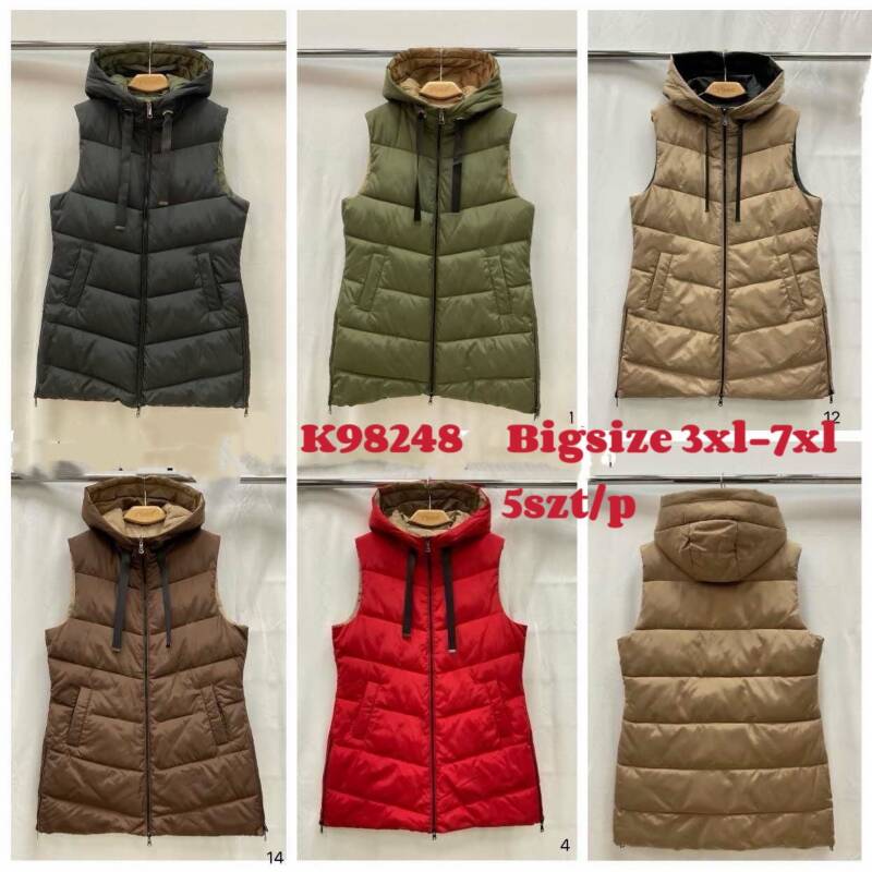 Kamizelka damskie Roz 3XL-7XL, 1 Kolor Paczka 5 szt