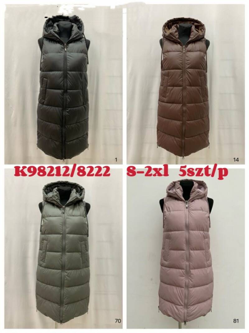 Kamizelka damskie Roz S-2XL, 1 Kolor Paczka 5 szt
