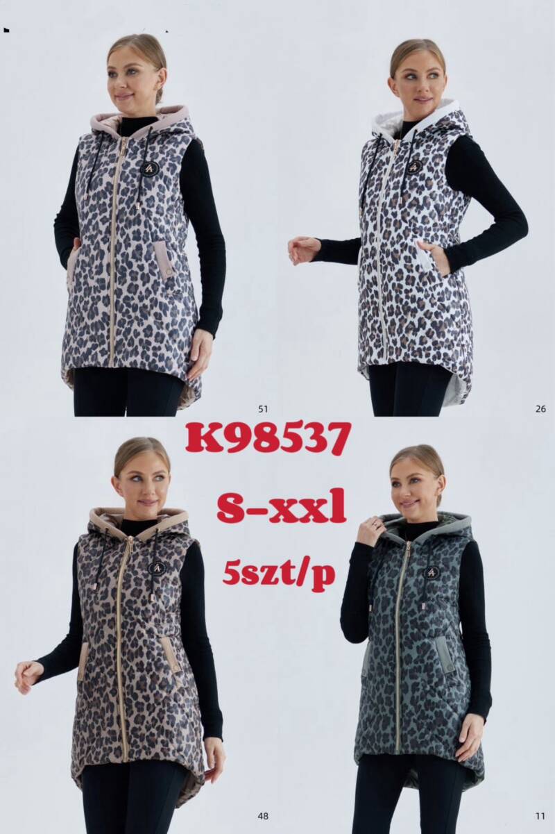 Kamizelka damskie Roz S-2XL, 1 Kolor Paczka 5 szt