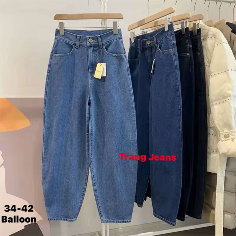 Spodnie damskie jeansy Roz 34-42, 1 Kolor Paczka 10 szt