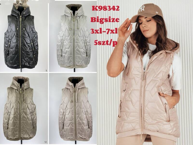 Kamizelka damskie Roz 3XL-7XL, 1 Kolor Paczka 5 szt