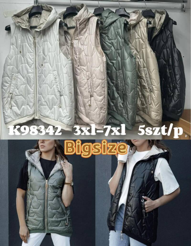 Kamizelka damskie Roz 3XL-7XL, 1 Kolor Paczka 5 szt