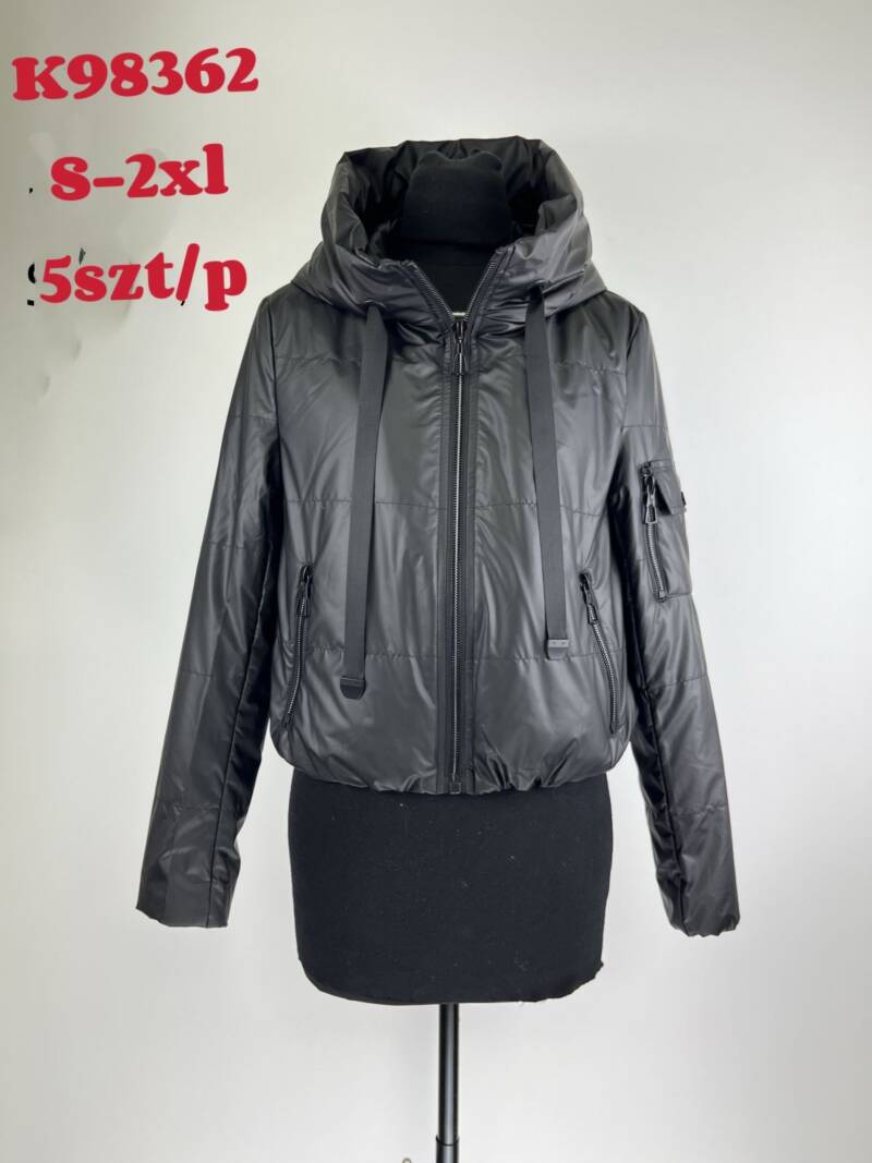 Kurtki damskie zimowe Roz S-2XL, 1 Kolor Paczka 5 szt
