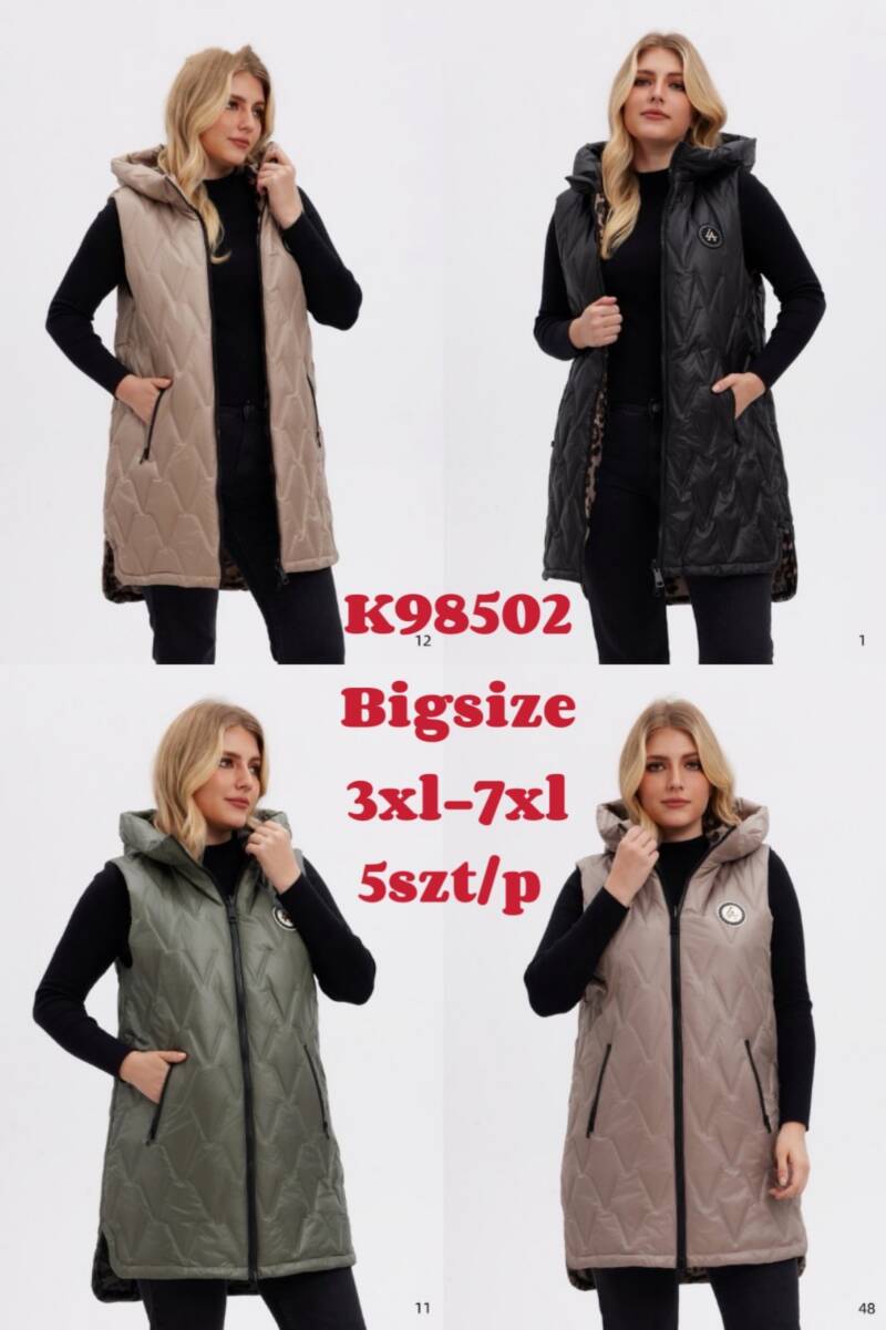 Kamizelka damskie Roz 3XL-7XL, 1 Kolor Paczka 5 szt