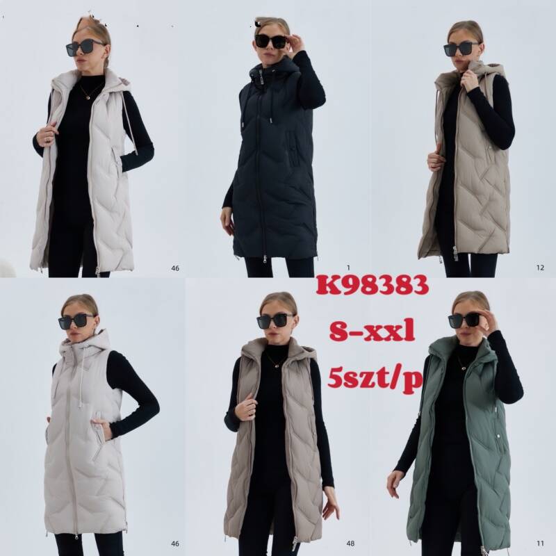 Kamizelka damskie Roz S-2XL, 1 Kolor Paczka 5 szt