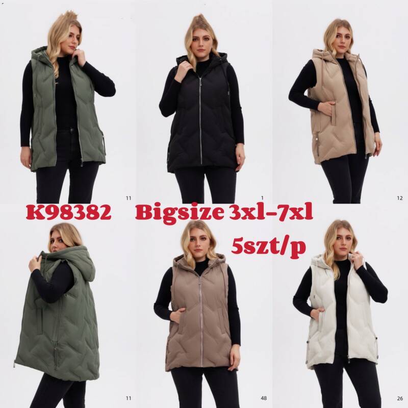 Kamizelka damskie Roz 3XL-7XL, 1 Kolor Paczka 5 szt