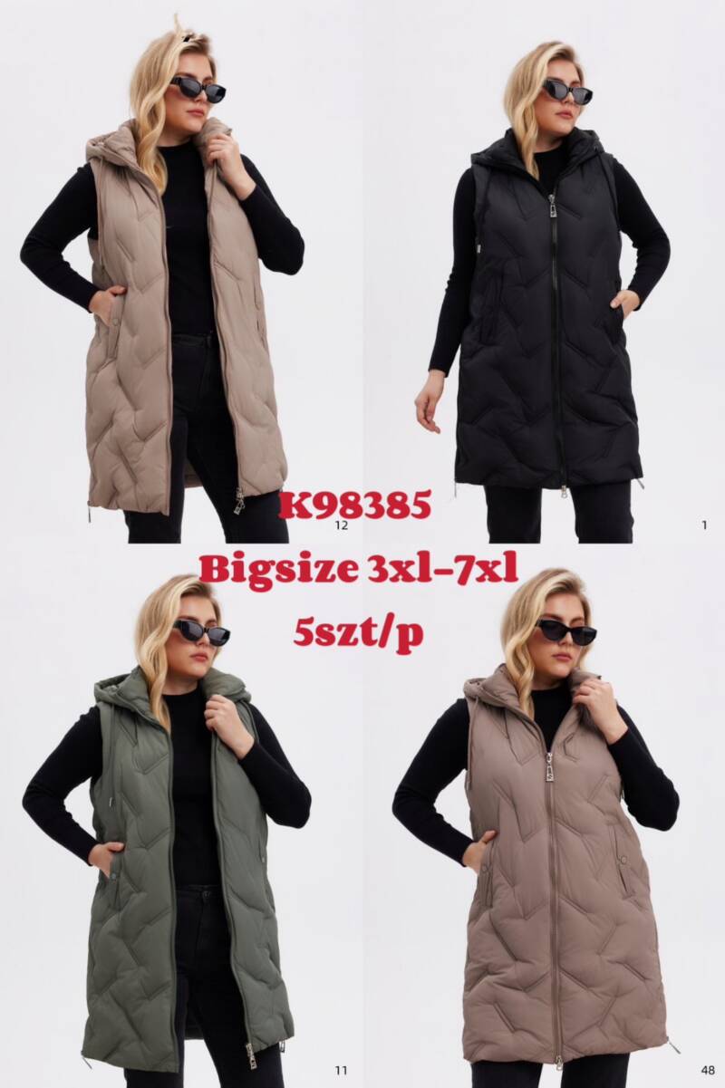Kamizelka damskie Roz 3XL-7XL, 1 Kolor Paczka 5 szt