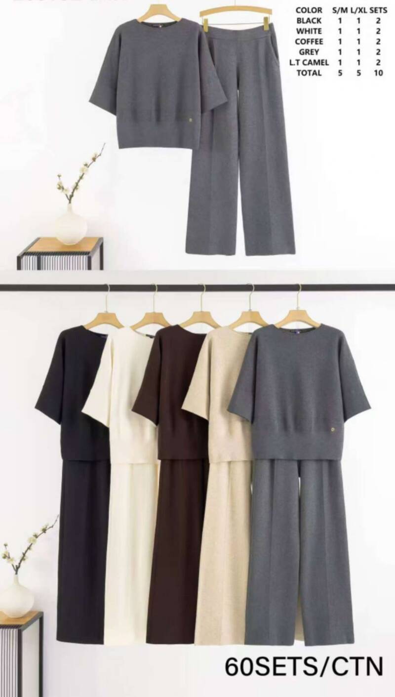 Komplet damskie Roz S-XL, Mix Kolor .Paczka 10 szt.