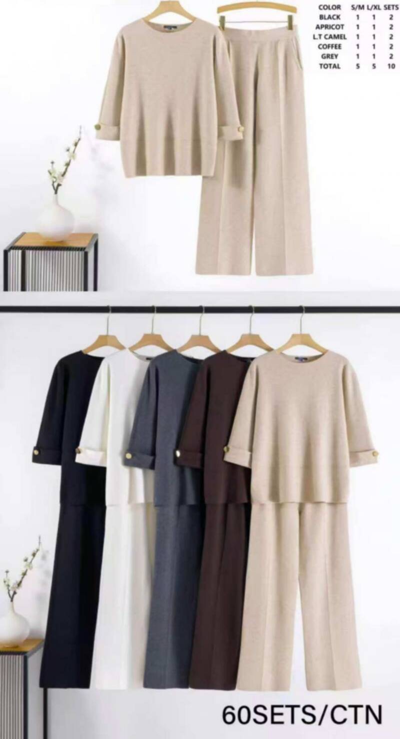Komplet damskie Roz S-XL, Mix Kolor .Paczka 10 szt.