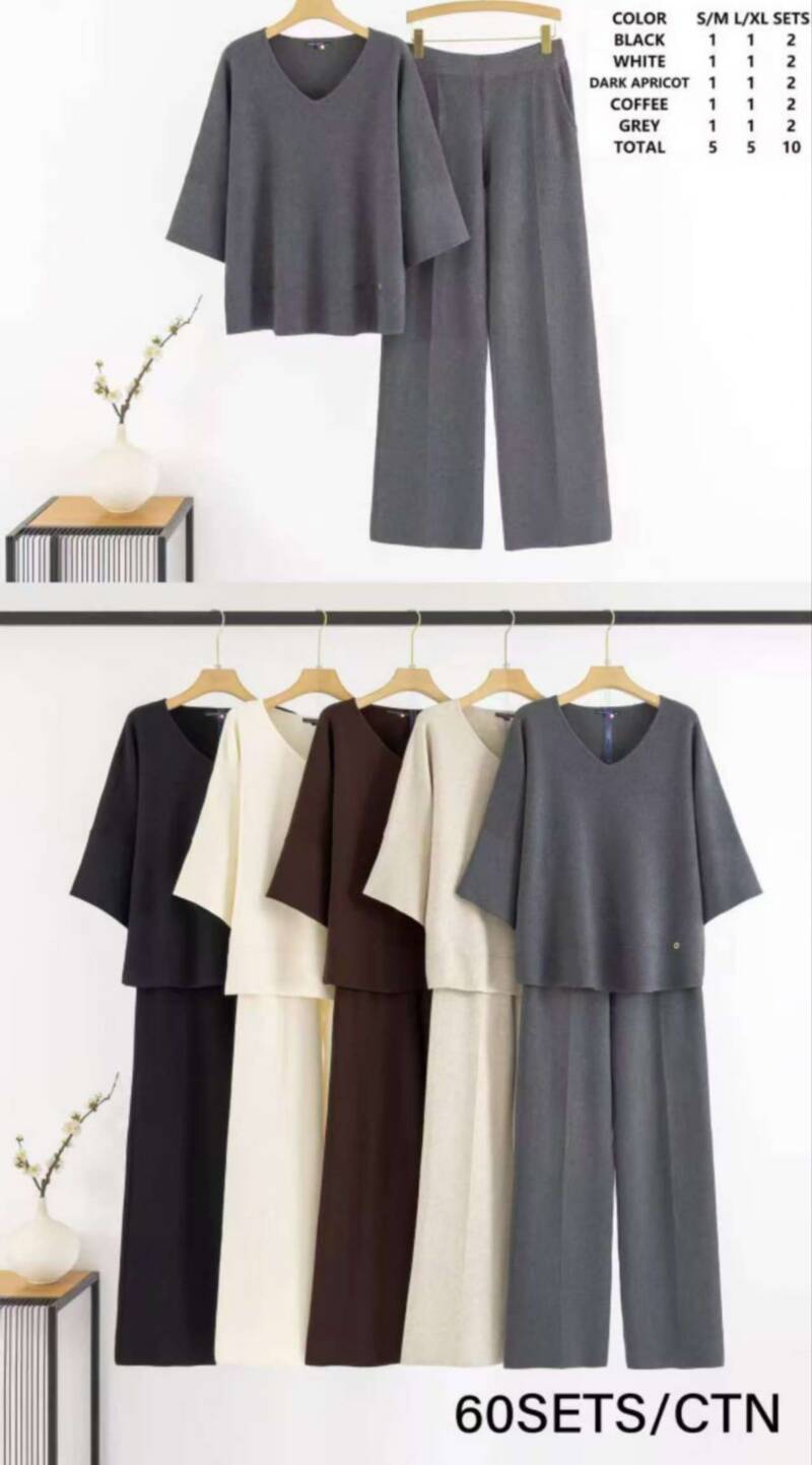 Komplet damskie Roz S-XL, Mix Kolor .Paczka 10 szt.
