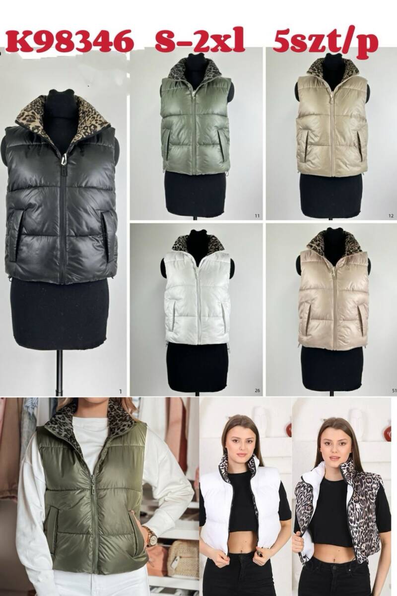 Kamizelka damskie Roz S-2XL, 1 Kolor Paczka 5 szt