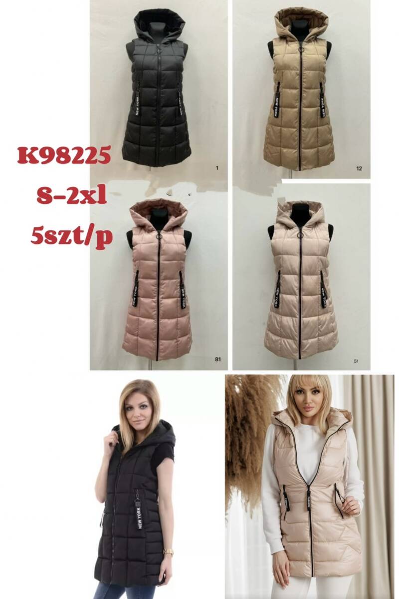 Kamizelka damskie Roz S-2XL, 1 Kolor Paczka 5 szt