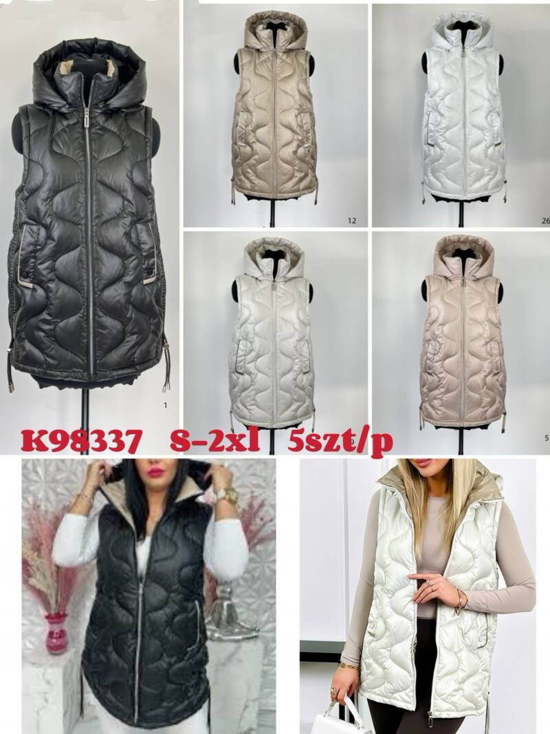 Kamizelka damskie Roz S-2XL, 1 Kolor Paczka 5 szt