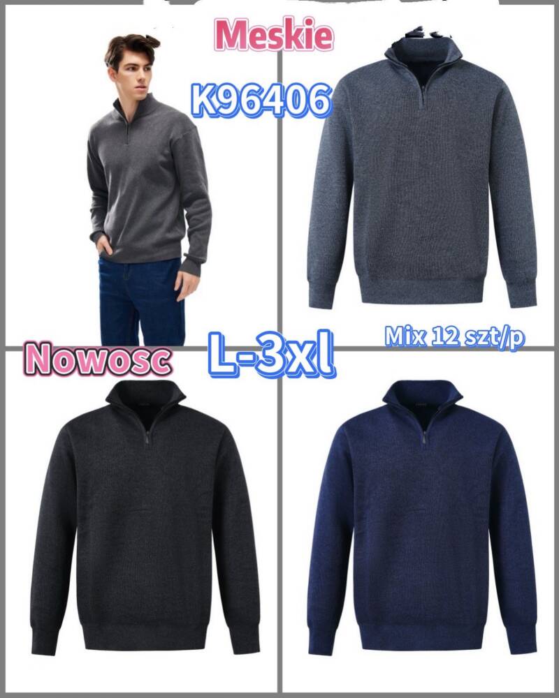 Swetry męska Roz L-2XL, Mix Kolor Paczka 12 szt
