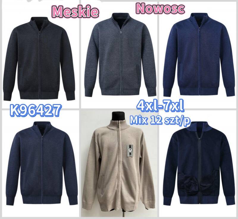 Bluza męska Roz 4XL-7XL, Mix Kolor Paczka 12 szt