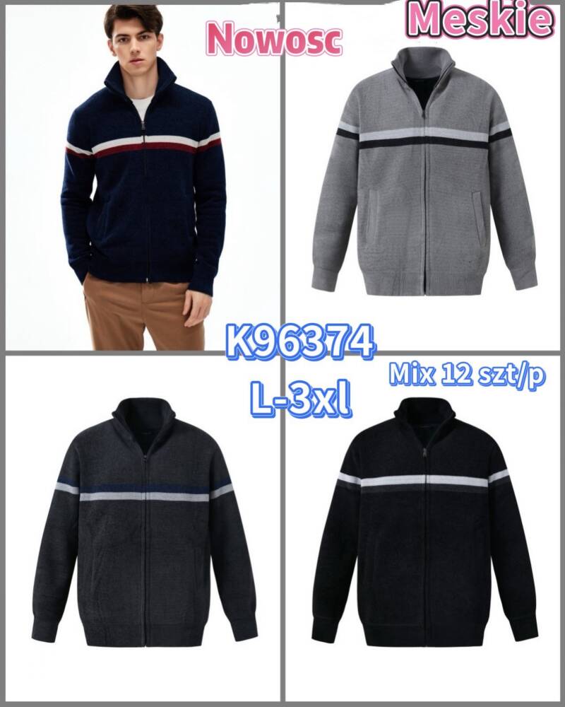Bluza męska Roz L-3XL, Mix Kolor Paczka 12 szt