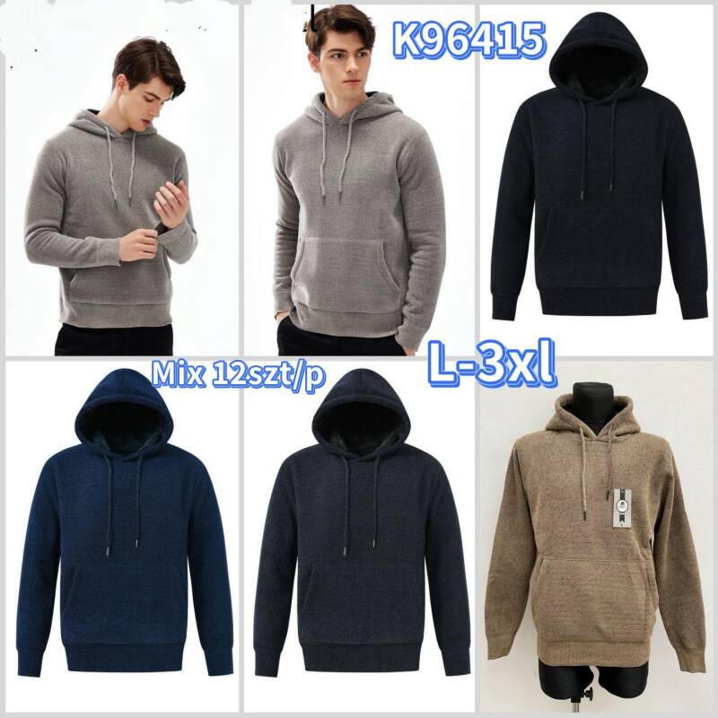 Swetry męska Roz L-4XL, Mix Kolor Paczka 12 szt