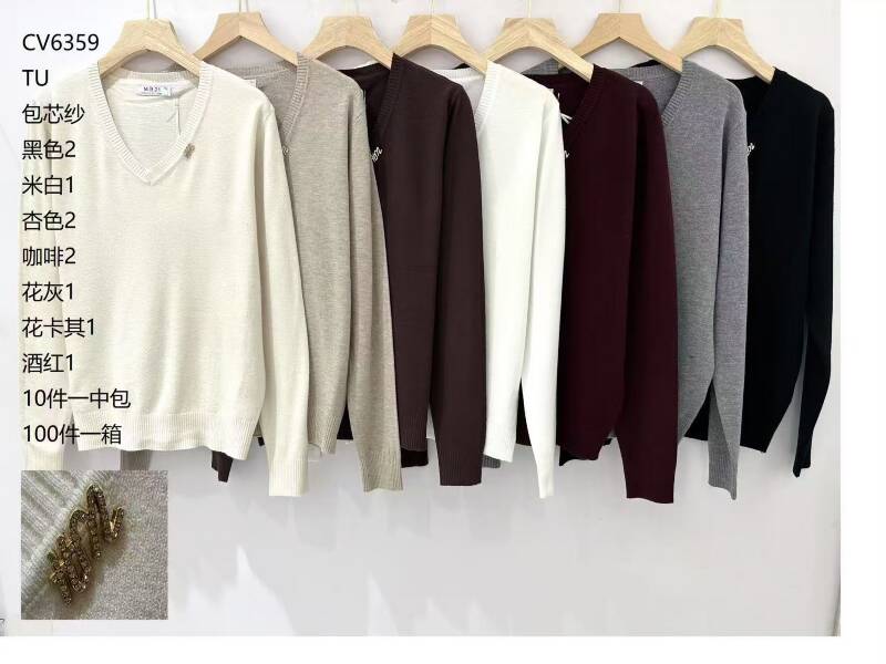 Bluzki damskie Roz Standard, Mix Kolor .Paczka 10 szt.