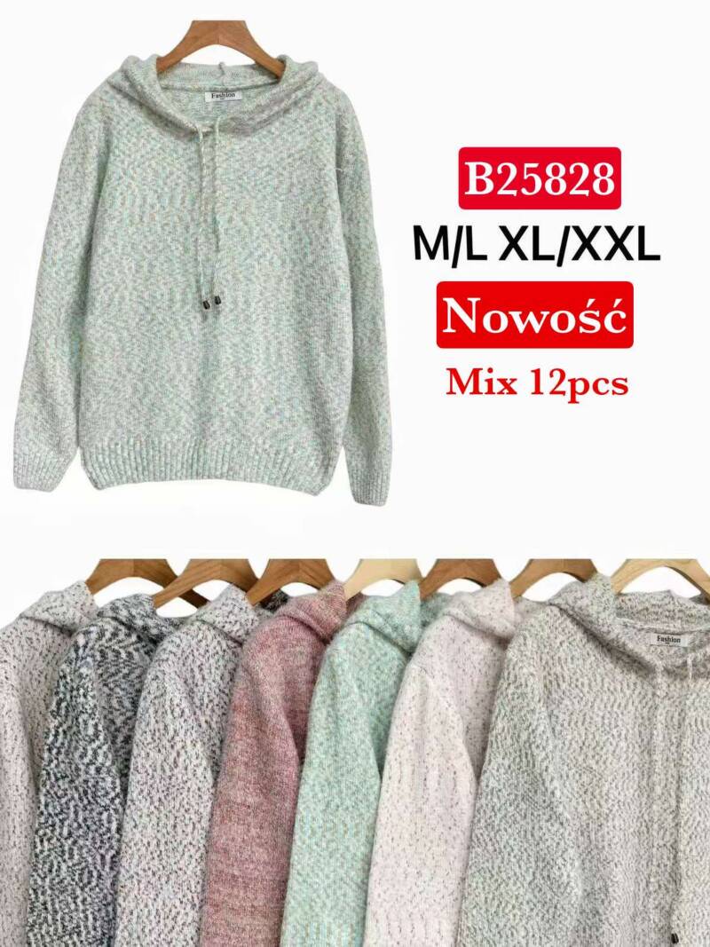 Bluzy damskie Roz M/L-XL-2XL, Mix Kolor .Paczka 10 szt.