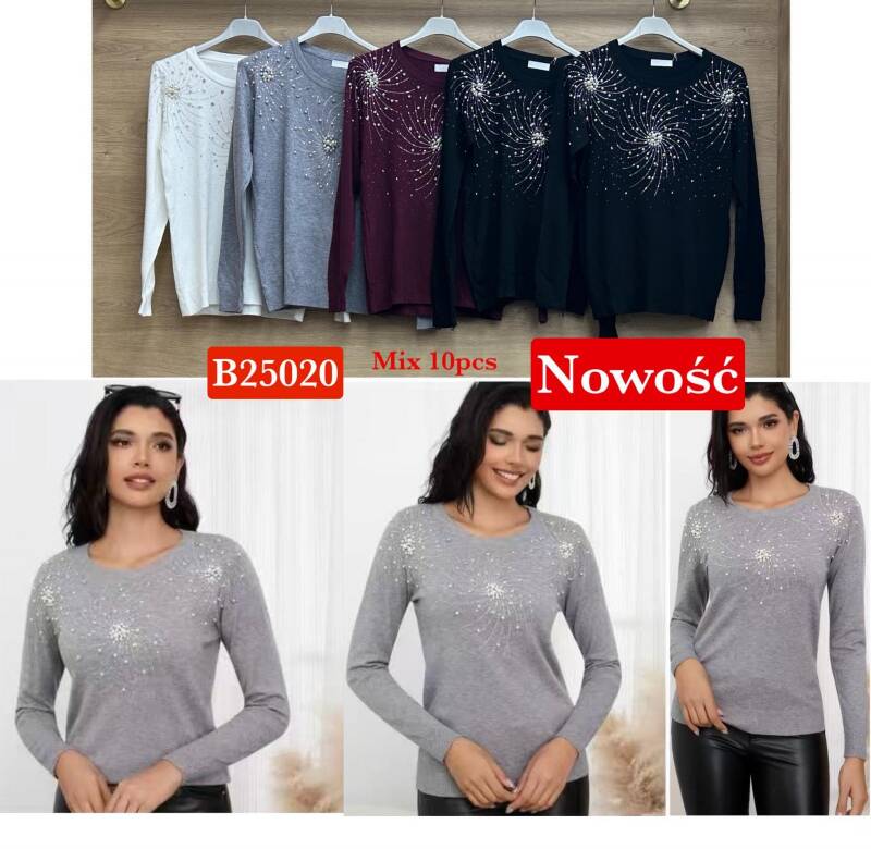 Bluzki damskie Roz Standard, Mix Kolor .Paczka 10 szt.