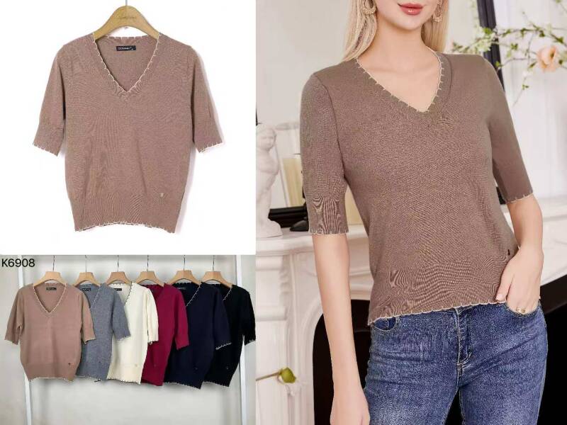 Bluzki damskie Roz Standard, Mix Kolor .Paczka 12 szt.