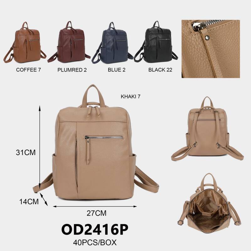 Plecak damskie Roz Standard Mix Kolor Paszka 6 szt