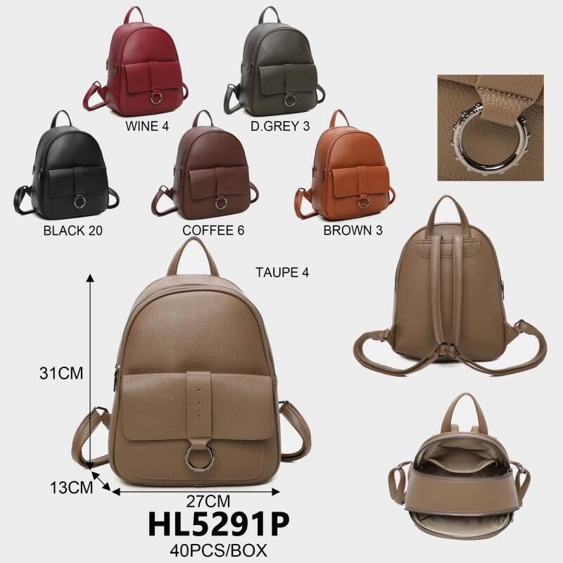 Plecak damskie Roz Standard Mix Kolor Paszka 6 szt