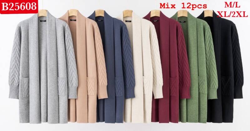 Narzutka damska Roz Standard, Mix Kolor .Paczka 12 szt. 1