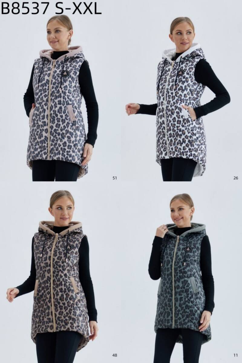 Kamizelka damskie Roz S-2XL, 1 Kolor Paczka 5 szt