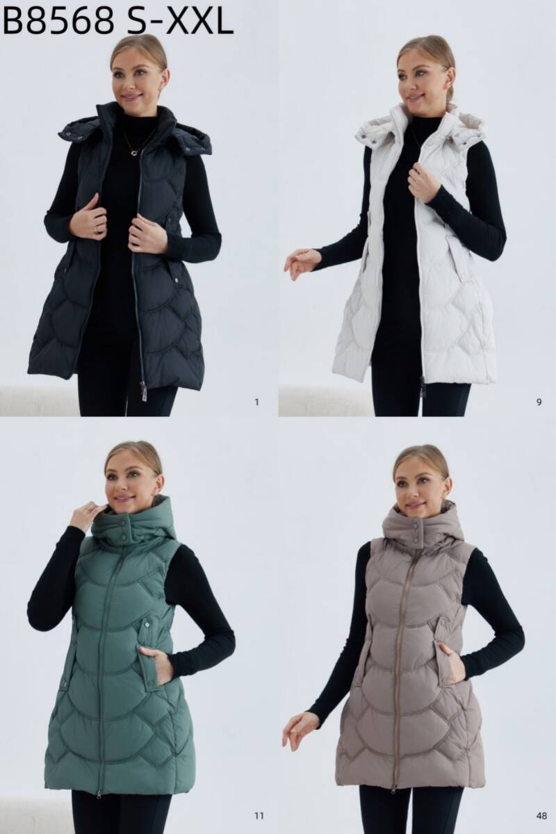 Kamizelka damskie Roz S-2XL, 1 Kolor Paczka 5 szt
