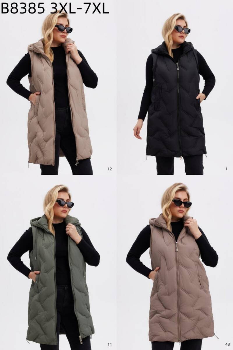 Kamizelka damskie Roz 3XL-7XL, 1 Kolor Paczka 5 szt