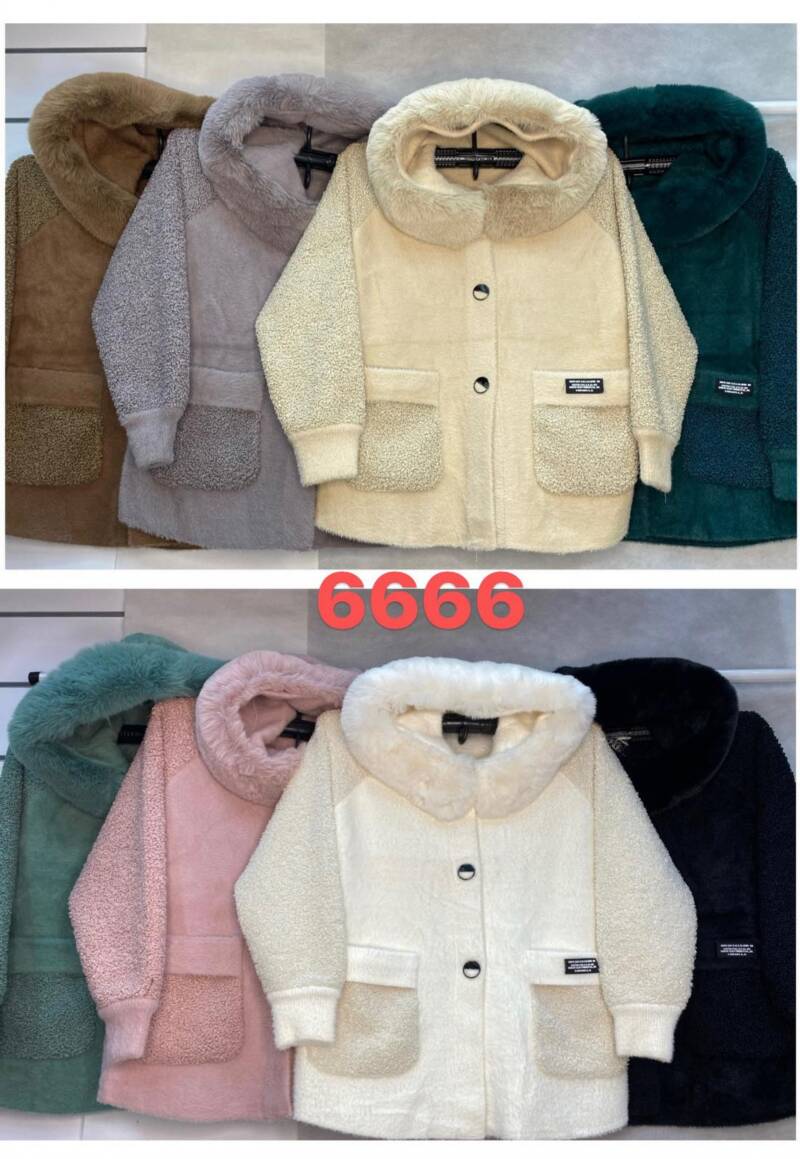 Kurtka alpaka damska Roz S-2XL, 1 Kolor Paczka 5 szt