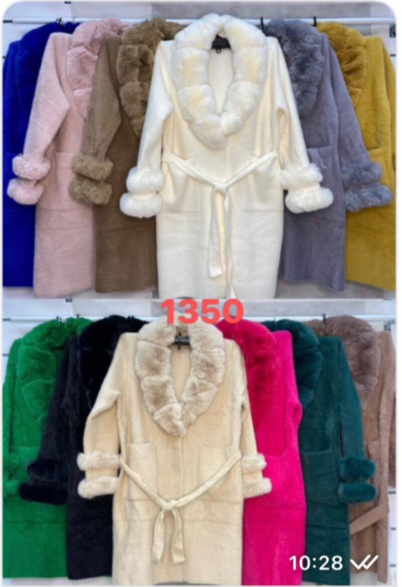 Kurtka alpaka damska Roz S-2XL, 1 Kolor Paczka 5 szt