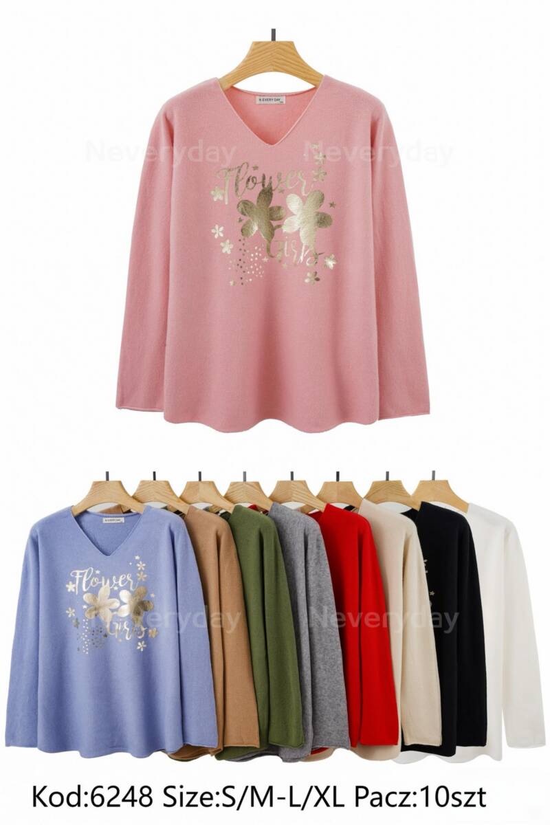 Swetry damskie Roz S/M-L/XL, Mix Kolor Paczka 10 szt