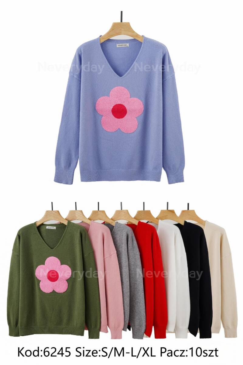 Swetry damskie Roz S/M-L/XL, Mix Kolor Paczka 10 szt