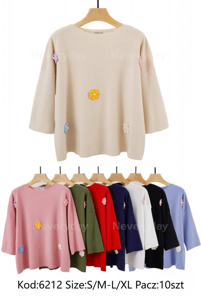 Swetry damskie Roz S/M-L/XL, Mix Kolor Paczka 10 szt