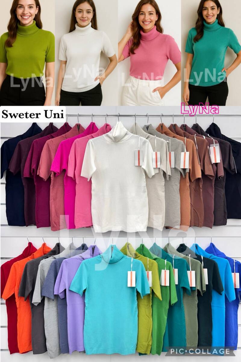 Swetry damskie (Włoskie produkt) Roz Standard, Mix Kolor Paczka 5 szt