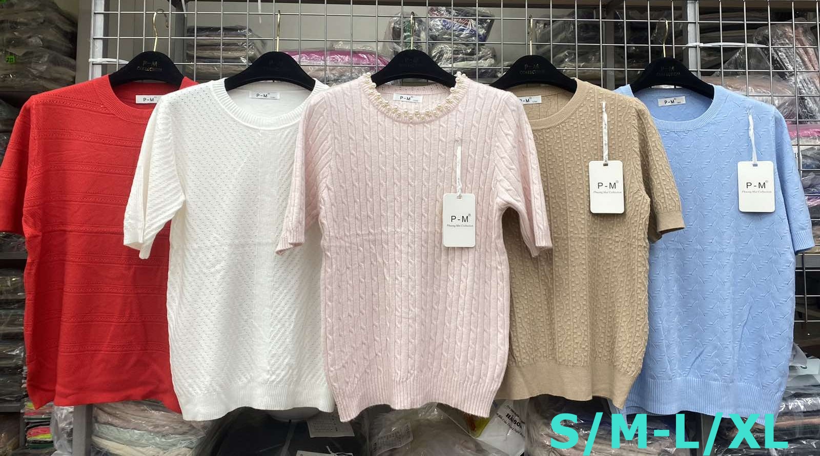Swetry damskie Roz S/M-L/XL, Mix Kolor Paczka 12 szt